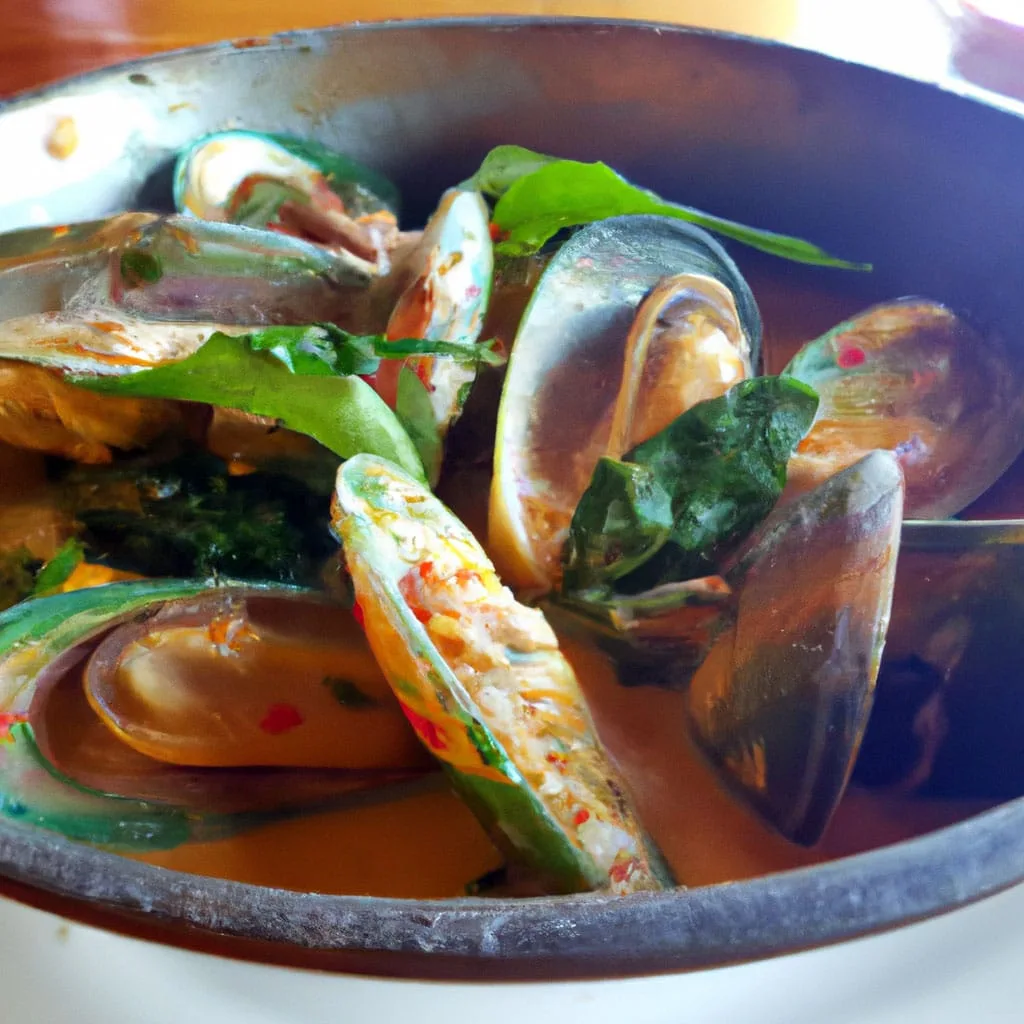 Thai Coconut Curry Mussels Thai Coconut Curry Mussels