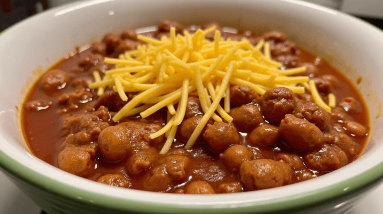 Hearty Chili Recipe with Enchilada Sauce and Ground Beef
