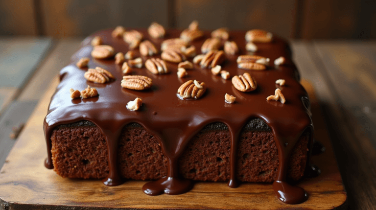 A rich and moist Texas Sheet Cake Recipe, perfect for any occasion!