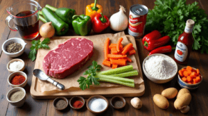 Ingredients for Swiss Steak Recipe
