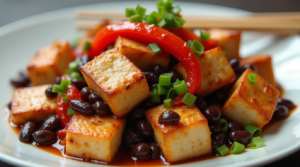 Tofu and Black Bean Stir-Fry