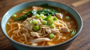 Asian-Inspired Chicken and Noodle Soup 