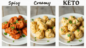 Garlic Butter Chicken Bites Different styles of spicy, creamy, and keto versions of the recipe.