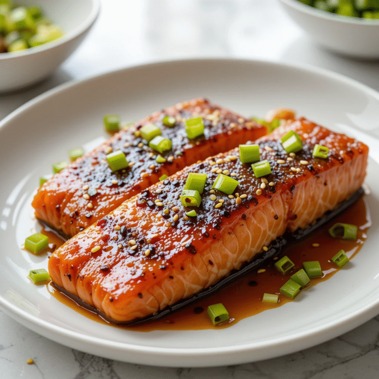 Perfectly Miso Salmon Recipe fillets with caramelized